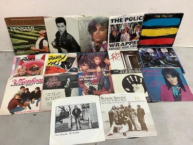 Vintage 45's(Joan Jett, The Police, Julio Iglesias, and more)