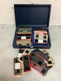 Box of Various Slides (2.25inx10.25inx6.75in)