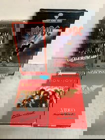 Various VHS Tapes (AC-DC, Areosmith, Bon Jovi and more)