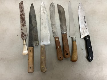 Vintage Knives - some stainless steel(Longest - 15in)