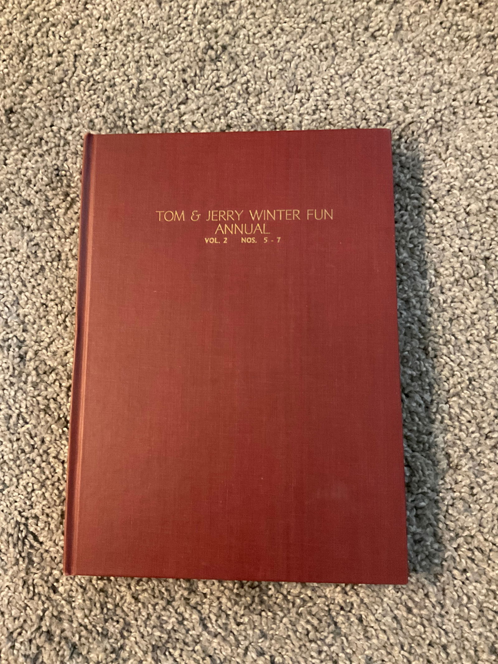 1950's Tom and Jerry Winter Fun Annual Vol. 2 NOS 5-7 Binded Comic Books (1 of 1)