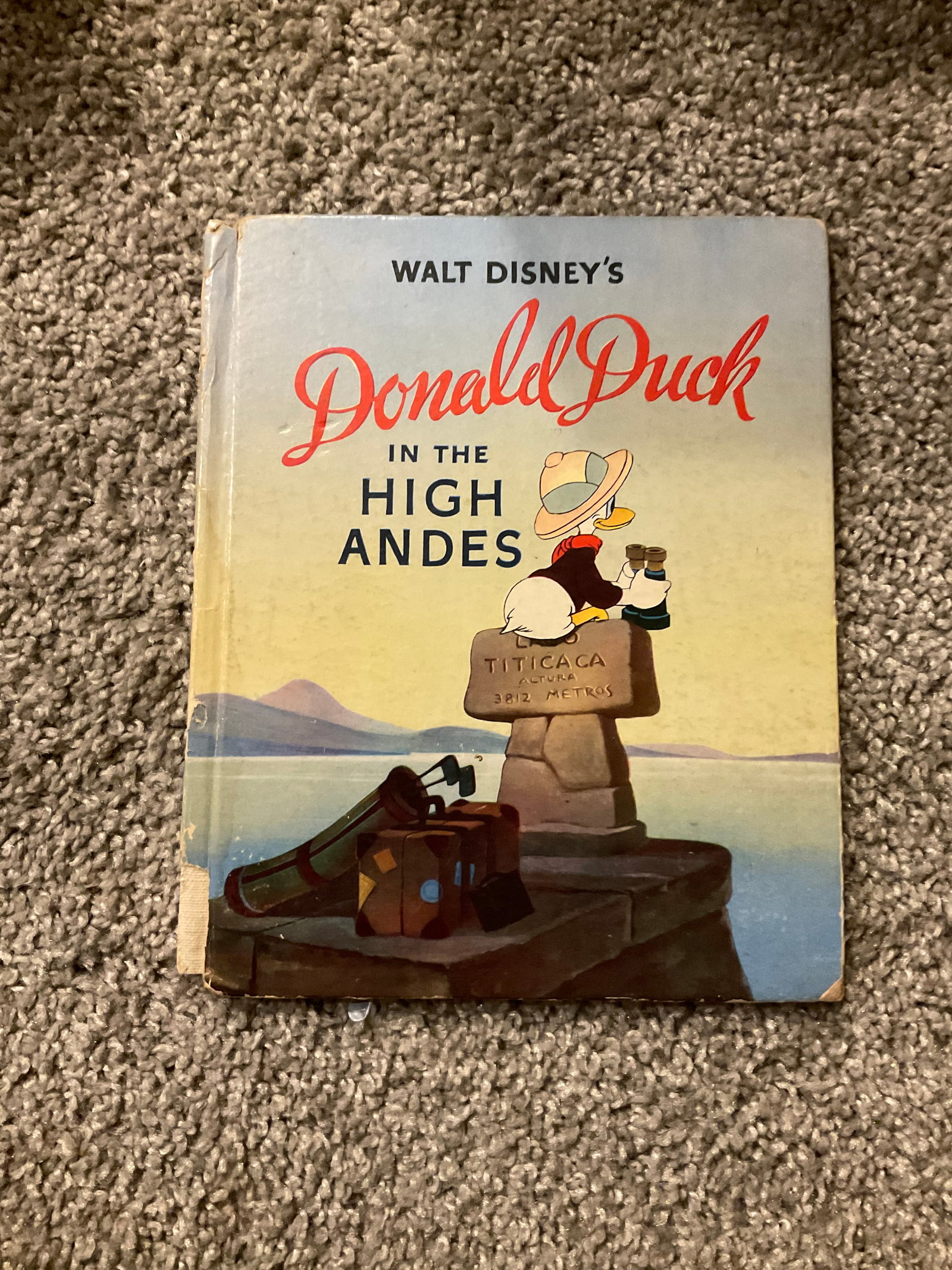 1943 Walt Disney's Donald Duck in High Andes vintage children's book: 1943 Walt Disney's Donald Duck in High Andes vintage children's book