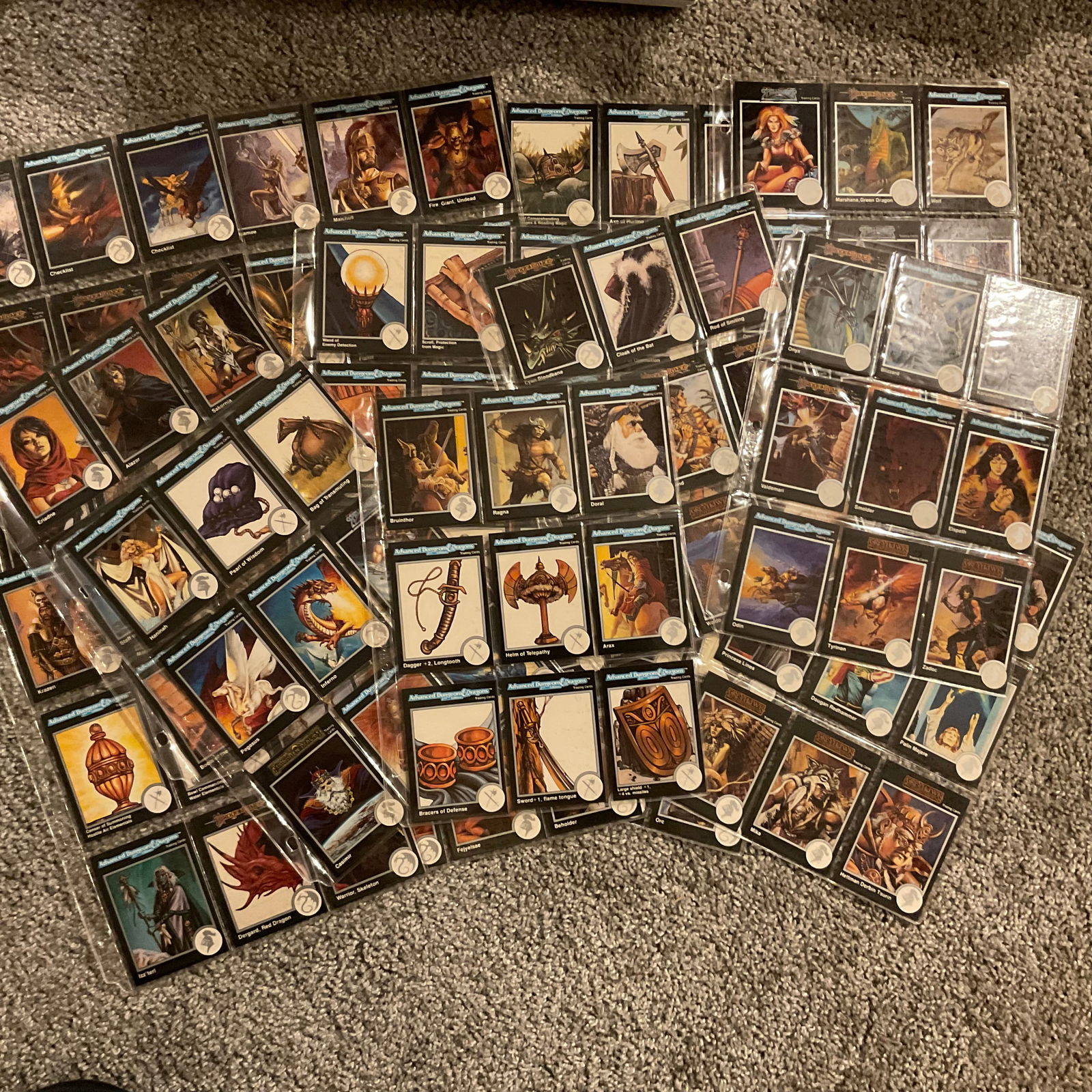 lot of 1991 Advanced Dungeons and Dragons 2nd Edition Trading Cards (1 of 1)