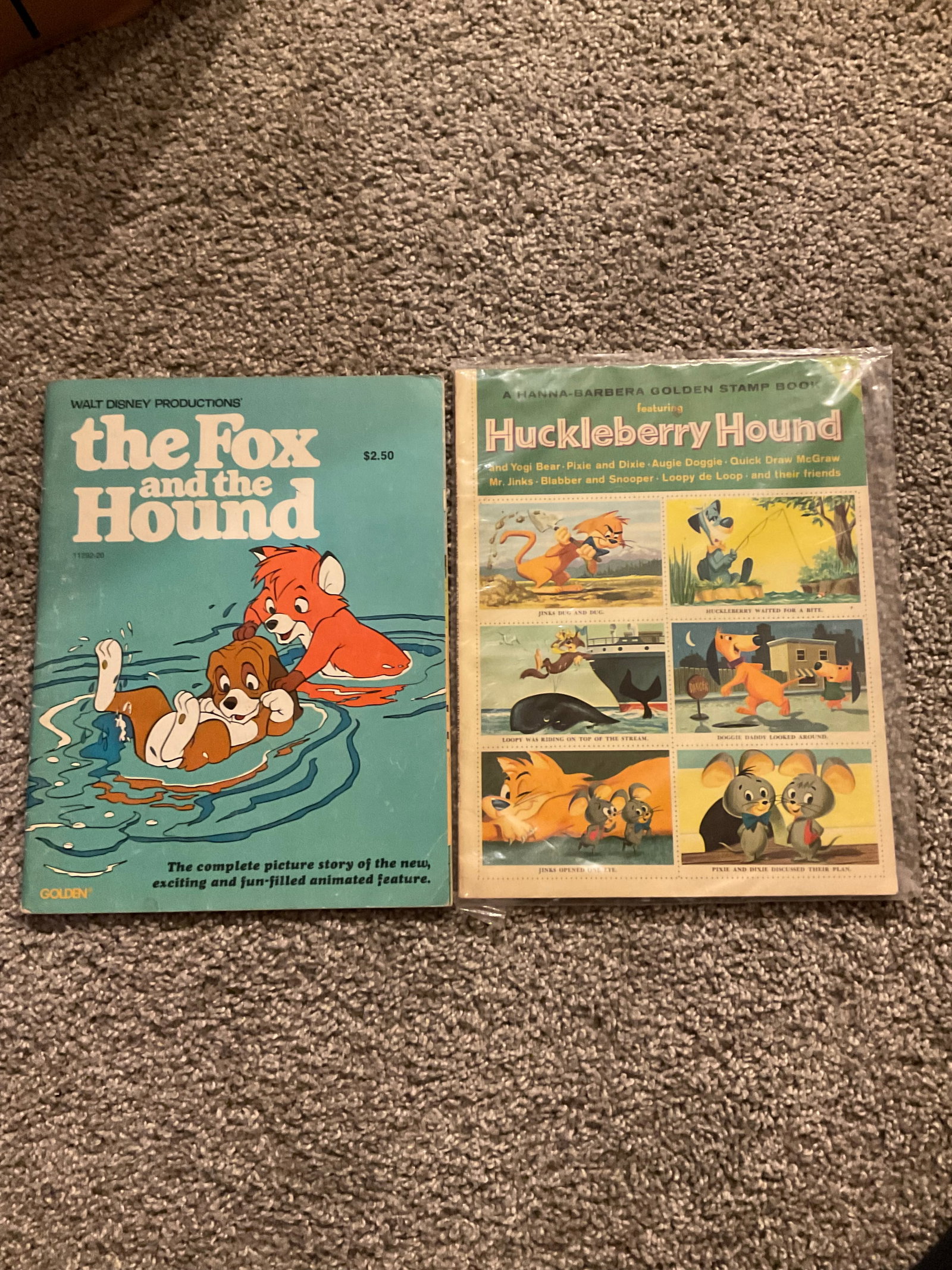 vintage the fox and the hound and huckleberry hound book: vintage the fox and the hound and huckleberry hound book