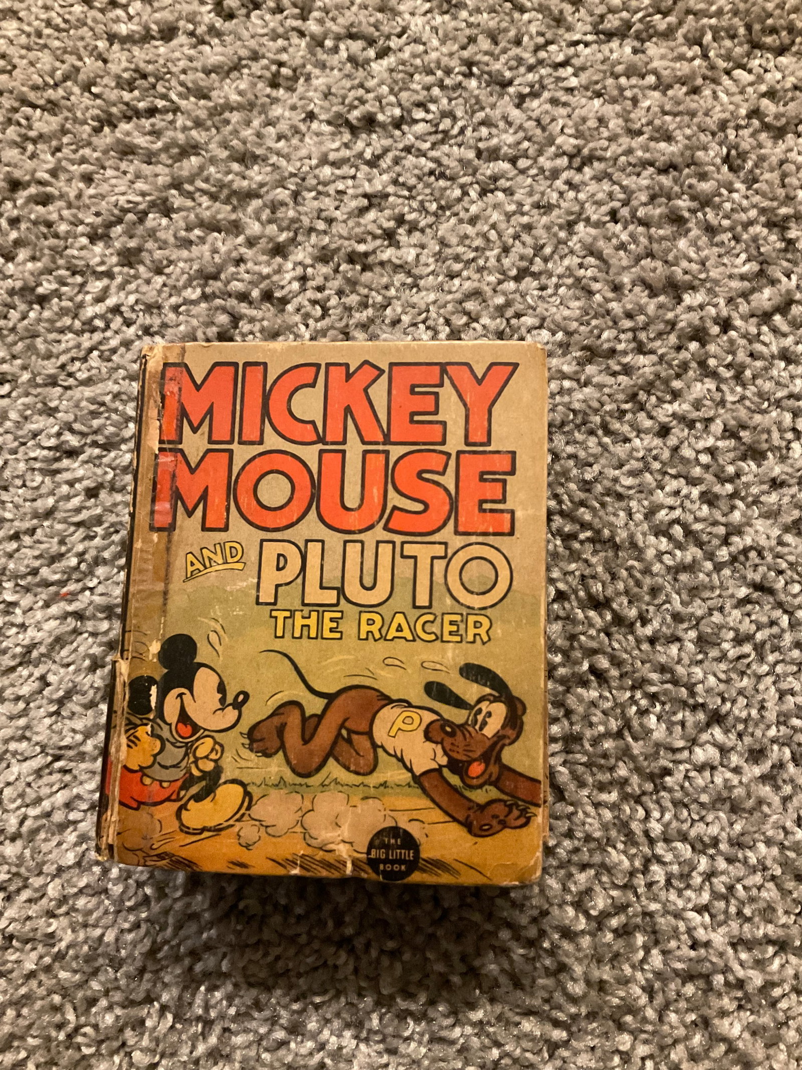 1936 Mickey Mouse and Pluto the Racer: The Big Little Book: 1936 Mickey Mouse and Pluto the Racer: The Big Little Book