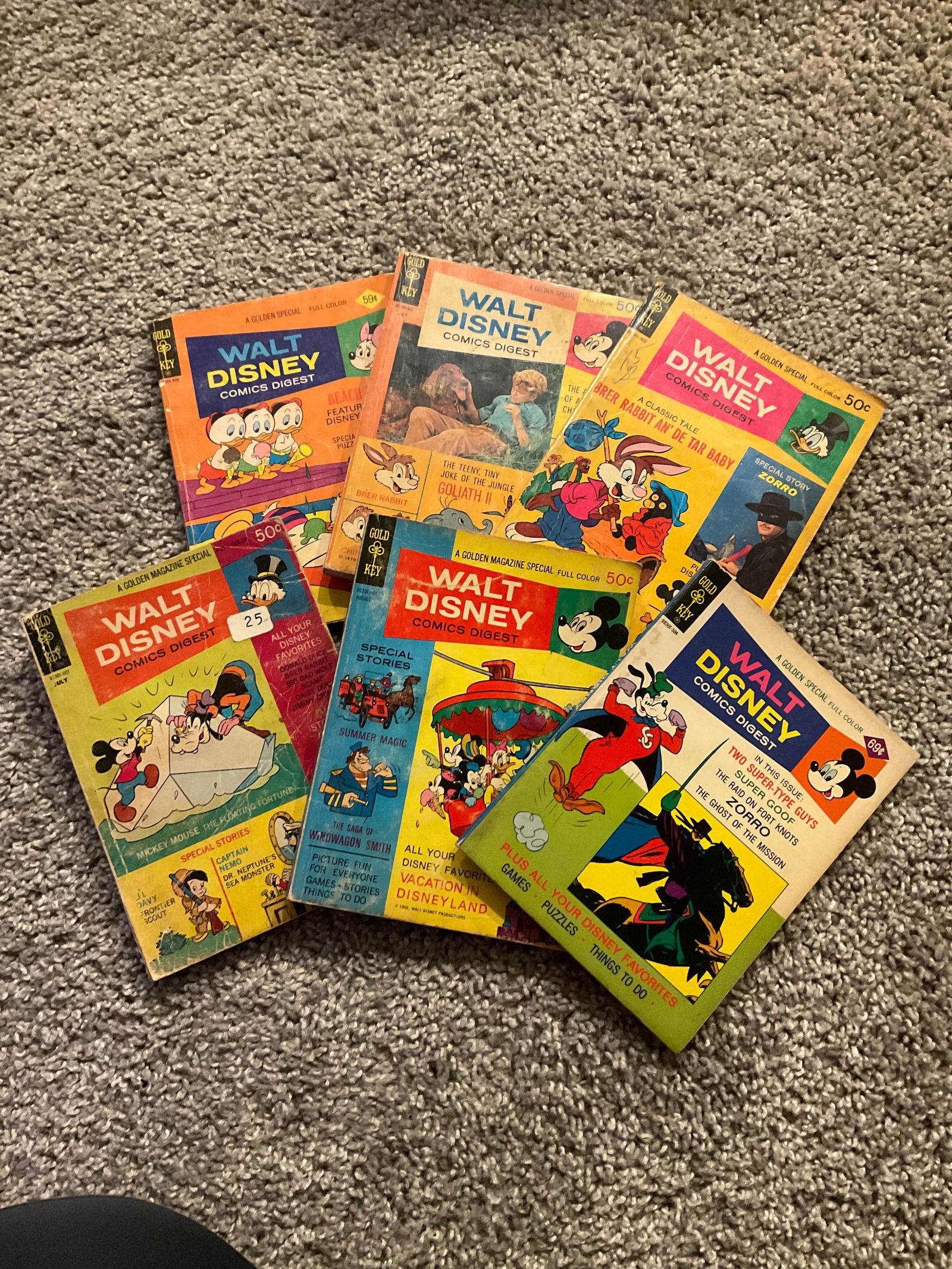 lot of 6 vintage gold key comics (1 of 1)