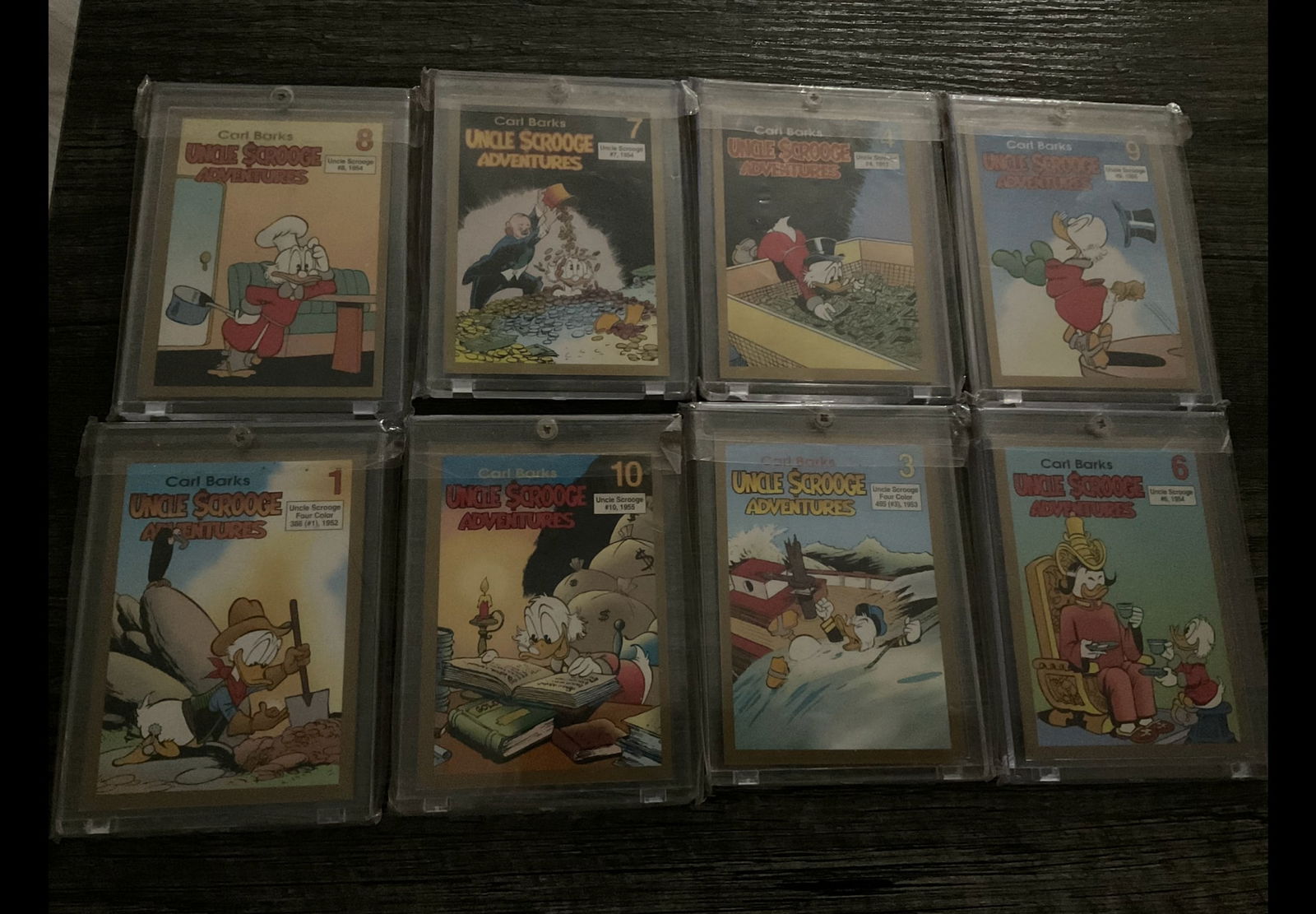 carl barks uncle scrooge adventures plated collecor's card (1 of 1)