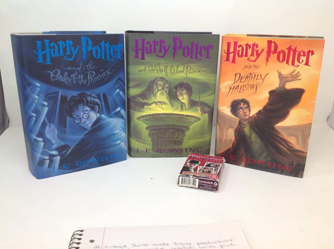 Lot of 3 Rowling Harry Potter Hard Cover (Year 5, 6 and 7) (1 of 1)