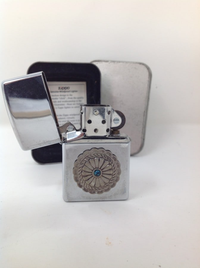 A Rare 1998 Zippo Lighter Painted Desert Series Marked Bradford PA XII (1 of 1)