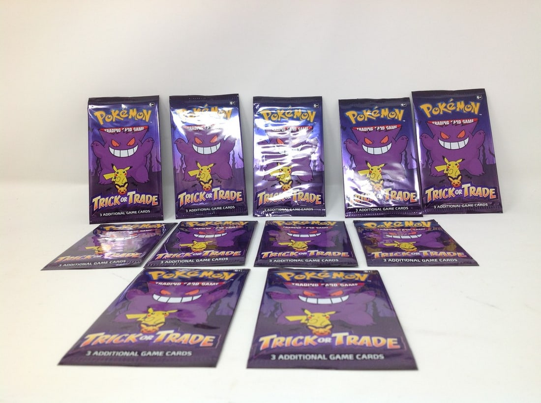 11 Packs of Pokemon Trading cards, TRICK OR TRADE (1 of 1)