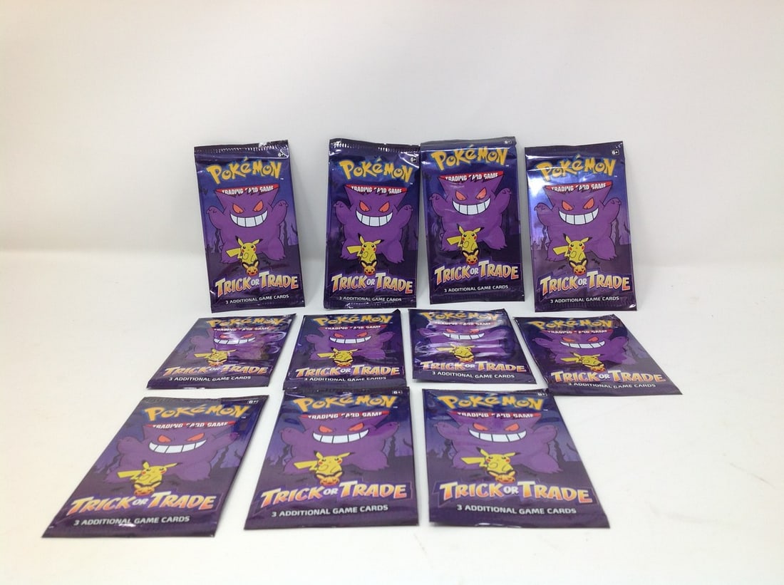 11 Packs of Pokemon Trading cards, TRICK OR TRADE (1 of 1)