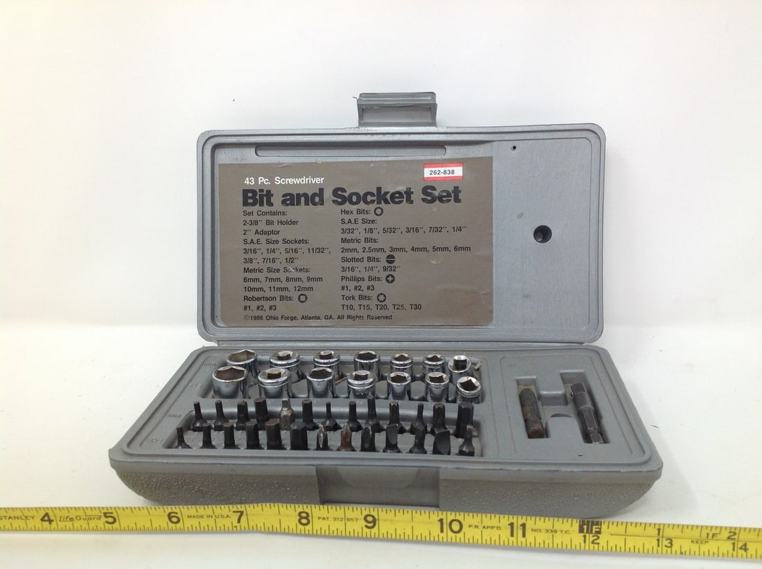 Ohio Forge 42 piece screwdriver bit socket set (1 of 1)