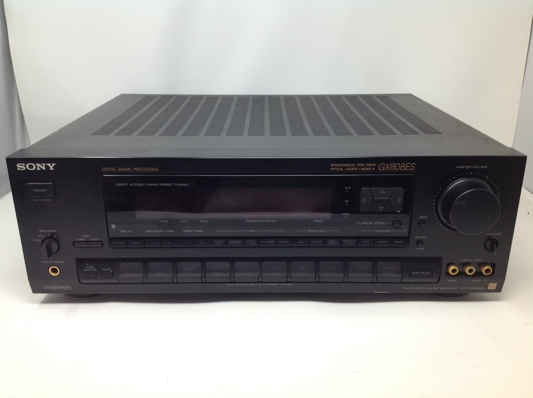 Sony FM stereo serial # 805544 fm/am receiver str-gx808es (1 of 1)