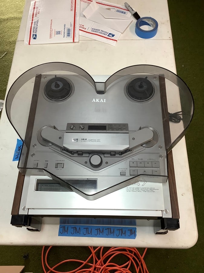 Akai 4-Track Stero Tape Deck (Model: GX-747) (1 of 1)