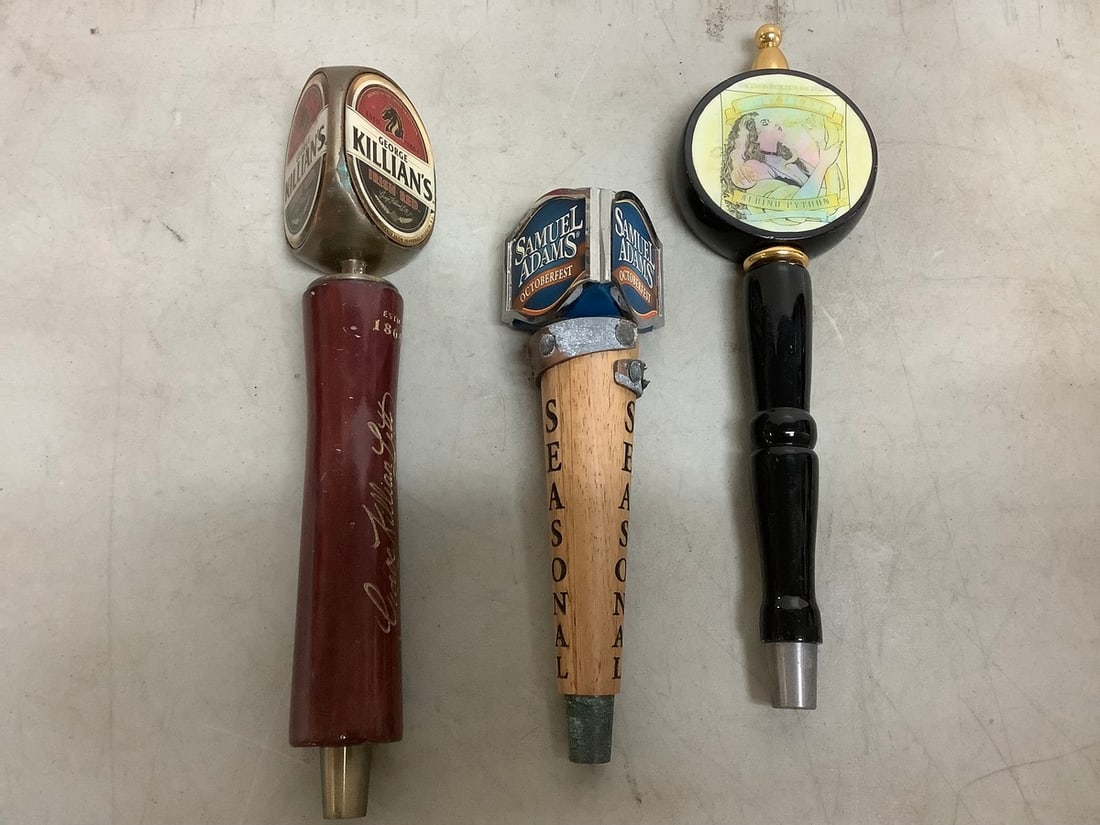 Beer taps(Samuel Adams, George Killian's, and more-longest 12.5in.) (1 of 1)
