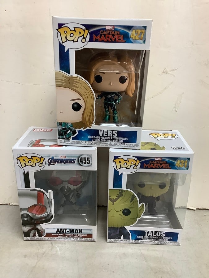 Pop figures(new in box-Vers, Talos, Ant-man): Pop figures(new in box-Vers, Talos, Ant-man)