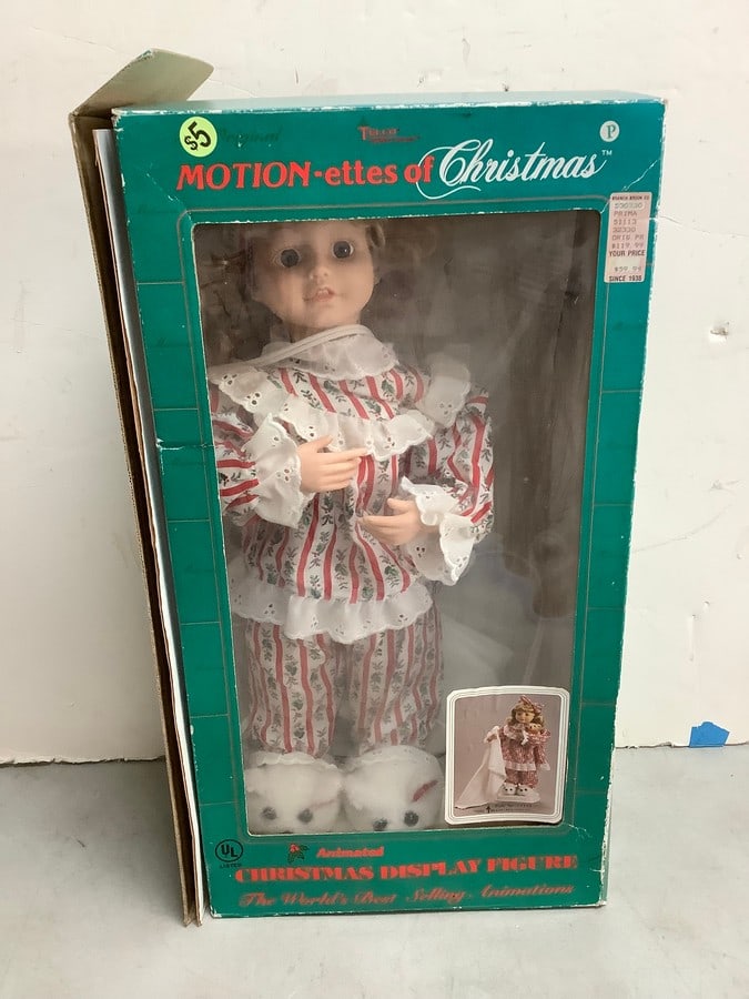 Motion-ettes of Christmas vintage display figure (1 of 1)