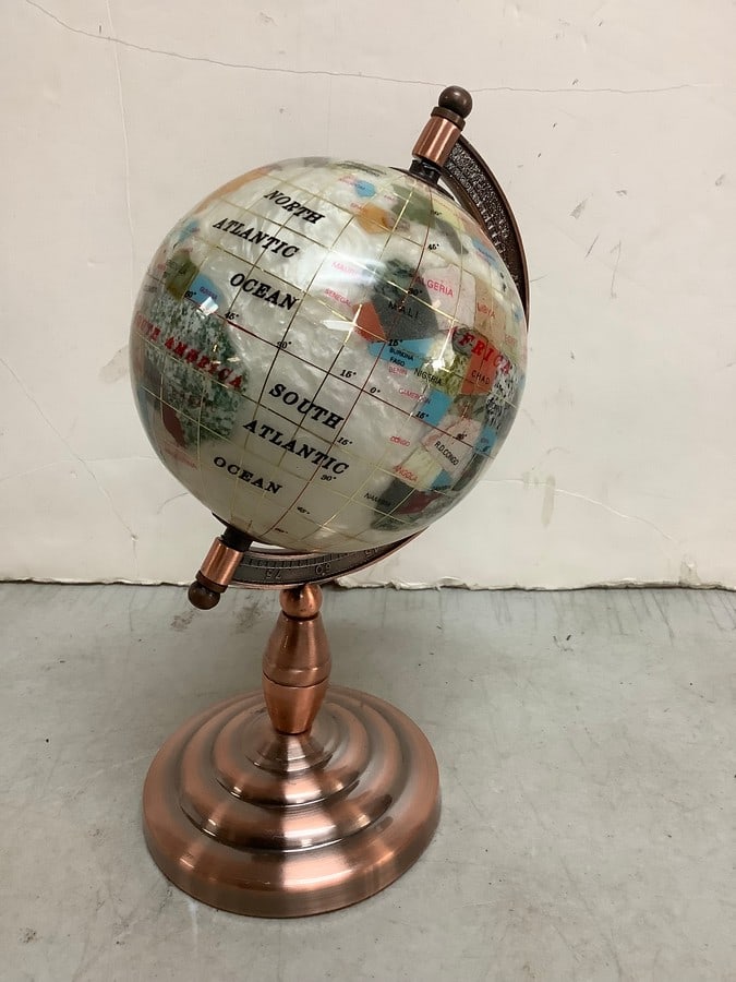 Decorative globe(9.25in.tall): Decorative globe(9.25in.tall)