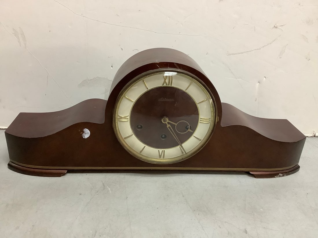 Wooden clock(22in.long): Wooden clock(22in.long)