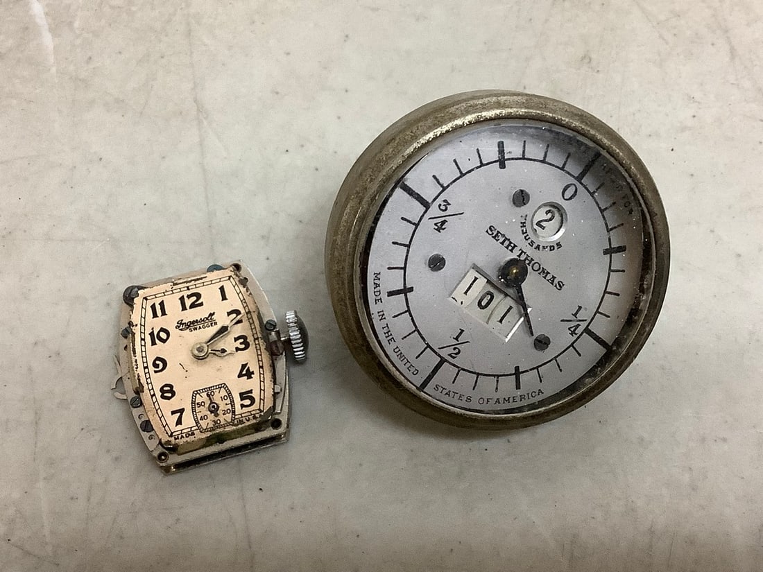 Seth Thomas and Ingersolt watch faces: Seth Thomas and Ingersolt watch faces