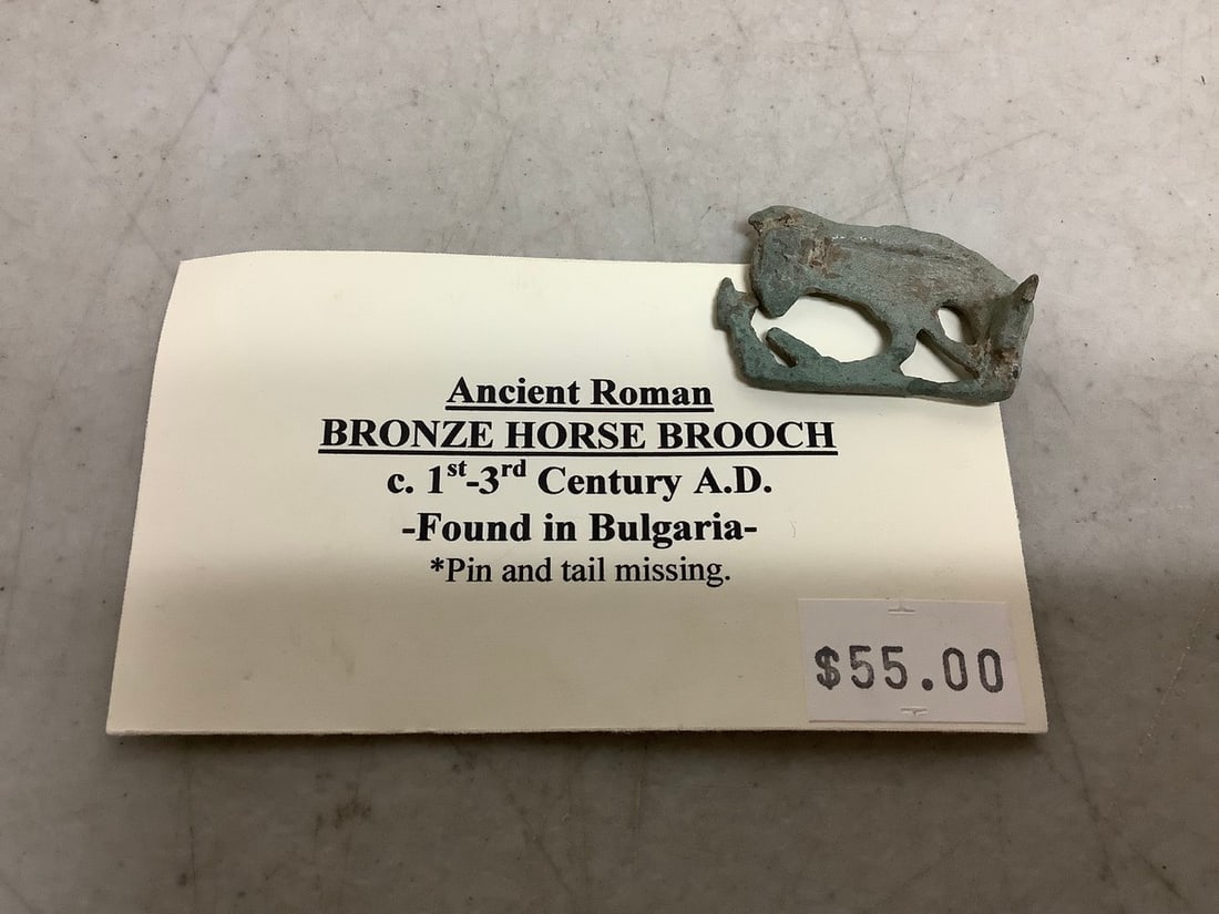 Ancient Roman Bronze Horse Brooch(1st-3rd century AD) (1 of 1)