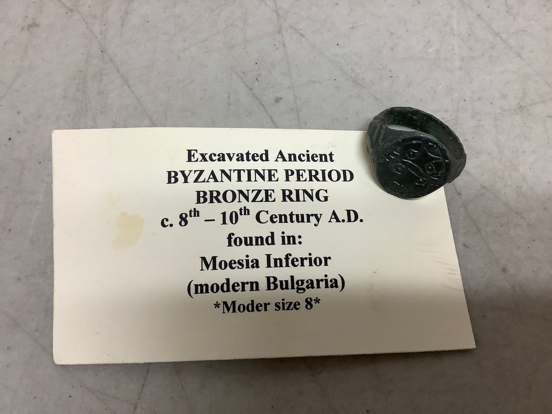 Excavated Ancient Byzantine Period Bronze Ring(c.8th-10th Century AD) (1 of 1)