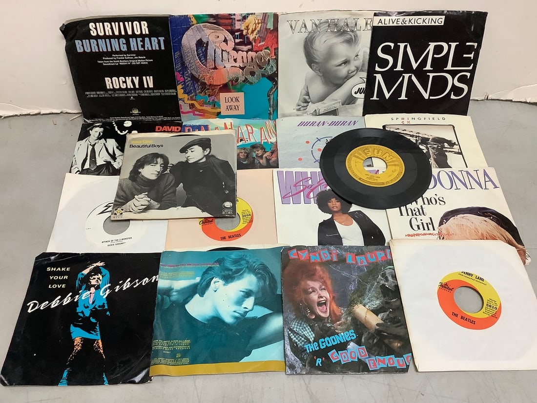 Vintage 45's(Van Halen, Cyndi Lauper, Madonna, and more): Vintage 45's(Van Halen, Cyndi Lauper, Madonna, and more)