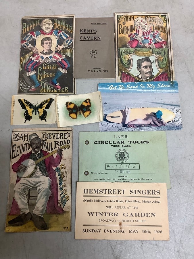 Vintage ephemera: Vintage ephemera