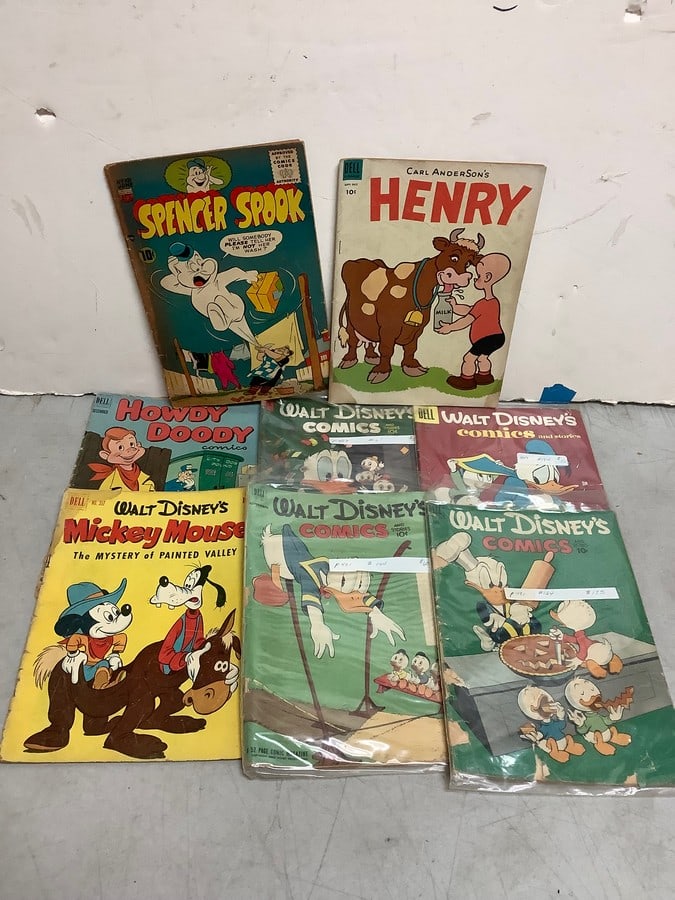 Vintage comics(Howdy Doody, Henry, Spencer Spook, and more) (1 of 1)