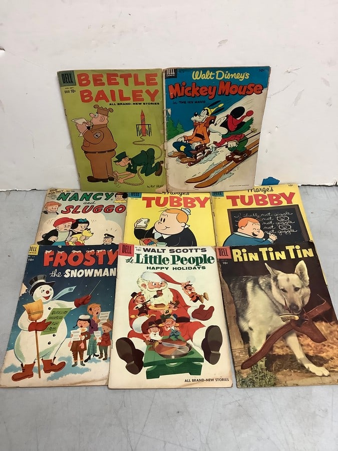 Vintage comics(Beetle Bailey, Mickey Mouse, Rin Tin Tin, and more (1 of 1)