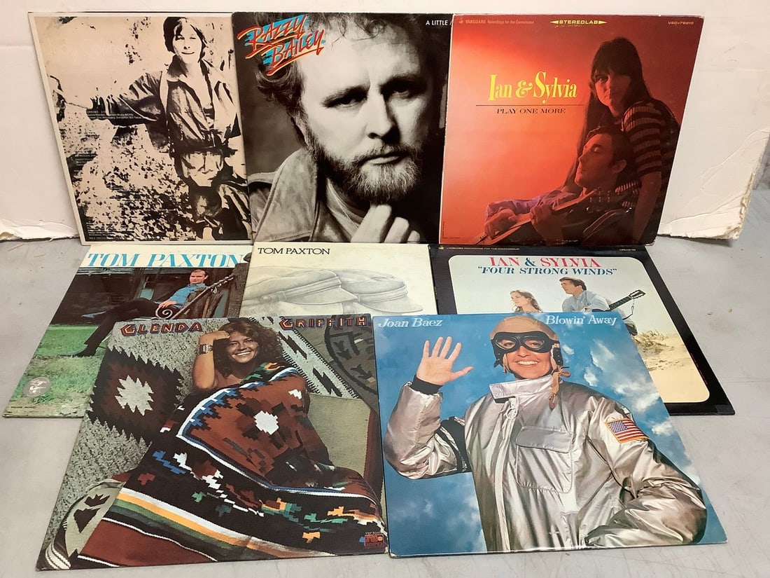 Vintage records(Judie Collins, Tom Paxton, Joan Baez, and more): Vintage records(Judie Collins, Tom Paxton, Joan Baez, and more)