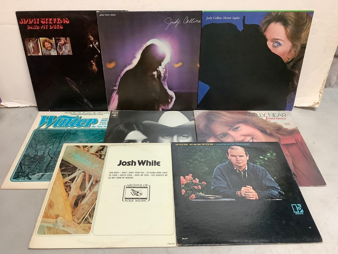 Vintage records(Judie Collins, Jimmy Stevens, Josh White, and more): Vintage records(Judie Collins, Jimmy Stevens, Josh White, and more)