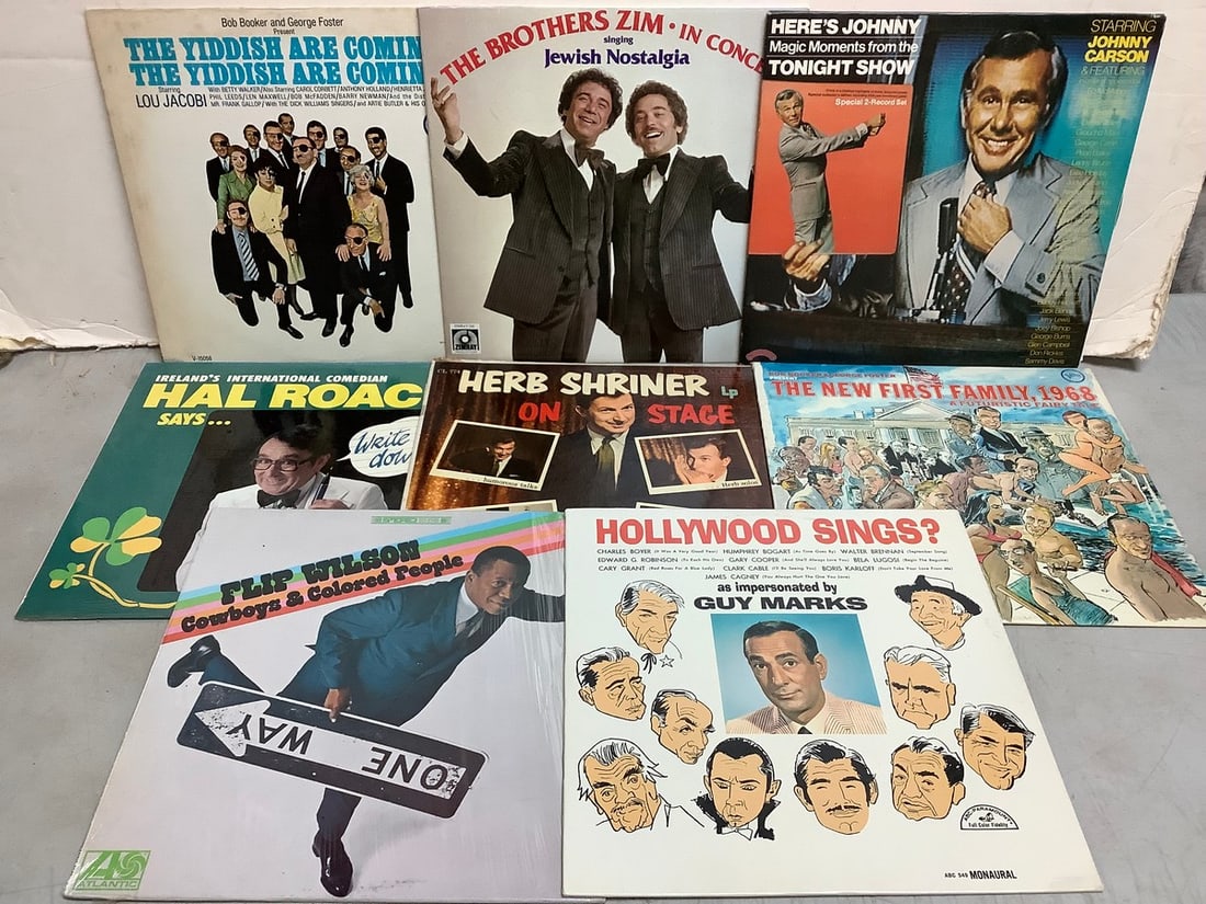 Vintage records(Lou Jacobi, Johnny Carson, and more: Vintage records(Lou Jacobi, Johnny Carson, and more