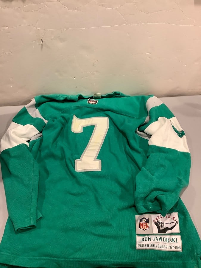 Philadelphia Eagles Ron Jaworski NFL sweatshirt (1 of 1)