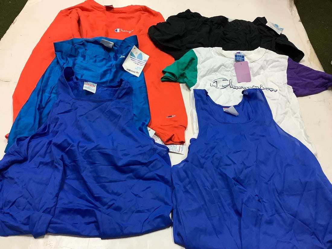 Vintage workout clothing(various sizes-Empire, Champion, Adidas,): Vintage workout clothing(various sizes-Empire, Champion, Adidas,)