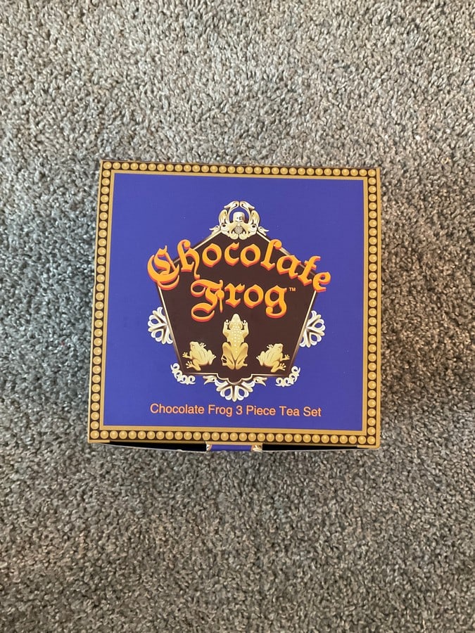 Harry Potter Chocolate Frog 3 Piece Tea Set from Universal Orlando (1 of 1)