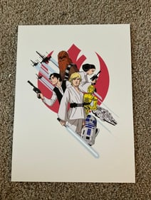 WDW graphic Tee Star Wars characters
