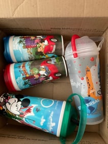 Lot of theme park reusable cups