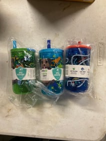 lot of three new in the box kids sippy cups