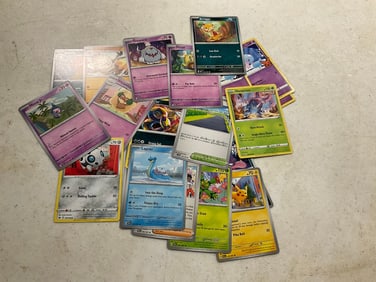 lot of pokemon cards