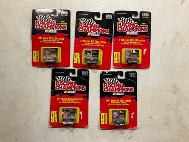 lot of racing champions nascar 1:44 scale die cast replicas