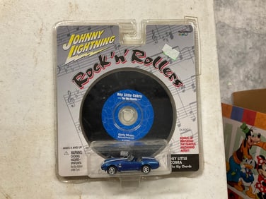 Johnny Lighting Rock 'n' Rollers Hey Little Cobra Car New in the package