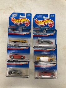 Lot of 6 hot wheels diecast cars