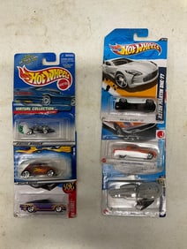 Lot of 6 hot wheels diecast cars