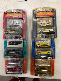 Lot of 6 muscle car garage diecast cars