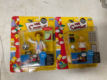 Lot of 2 Simpsons interactive figures