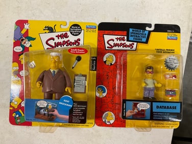 Lot of 2 Simpsons interactive figures