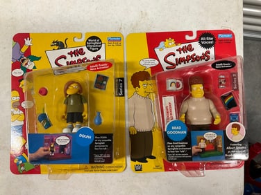 Lot of 2 Simpsons interactive figures