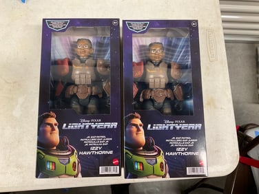 Lot of 2 Mattel Disney Lightyear Izzy Hawthorne Action Figure