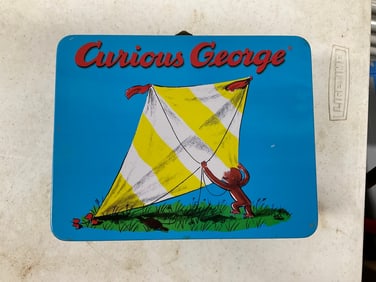 Curious George metal lunchbox